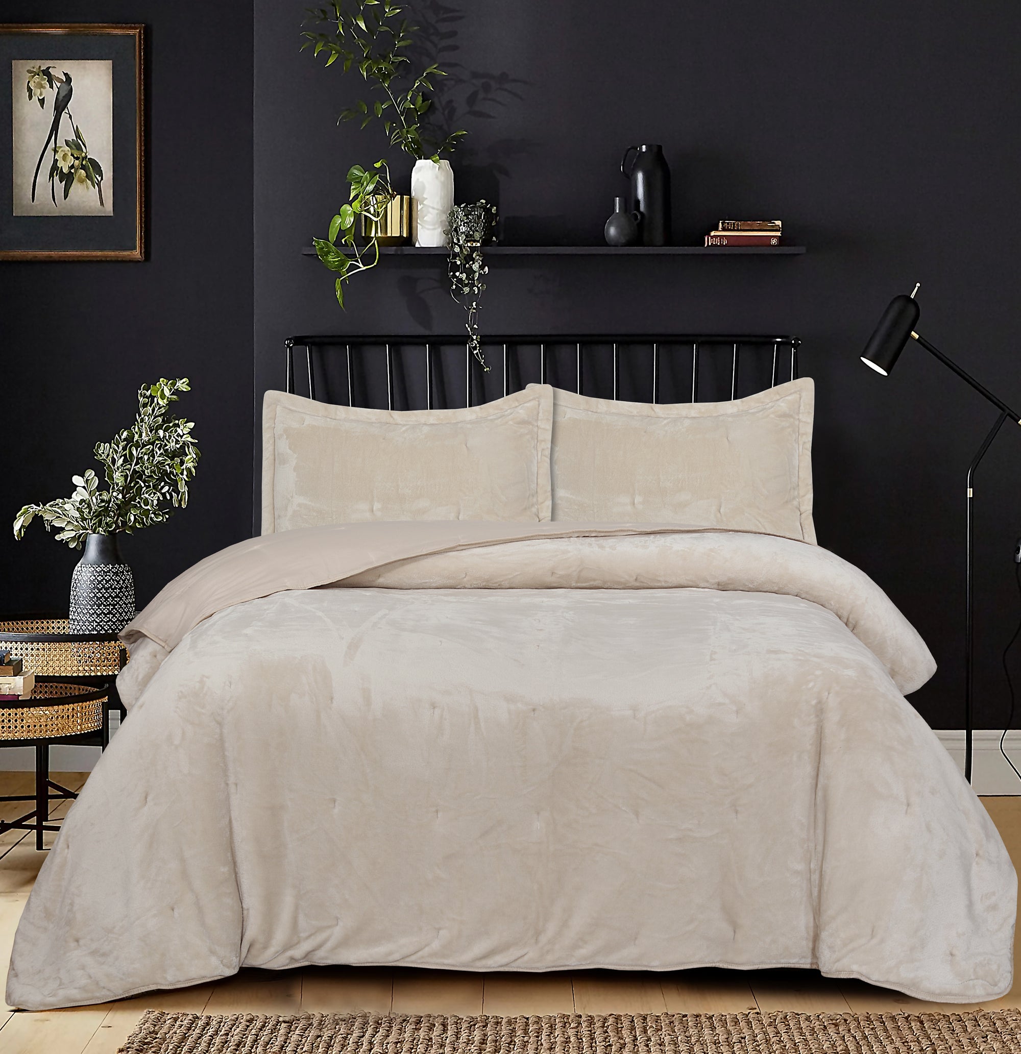 Sandstone Summer Fleece Bed Spread
