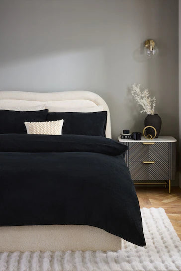 Fleece Black Bed Sets