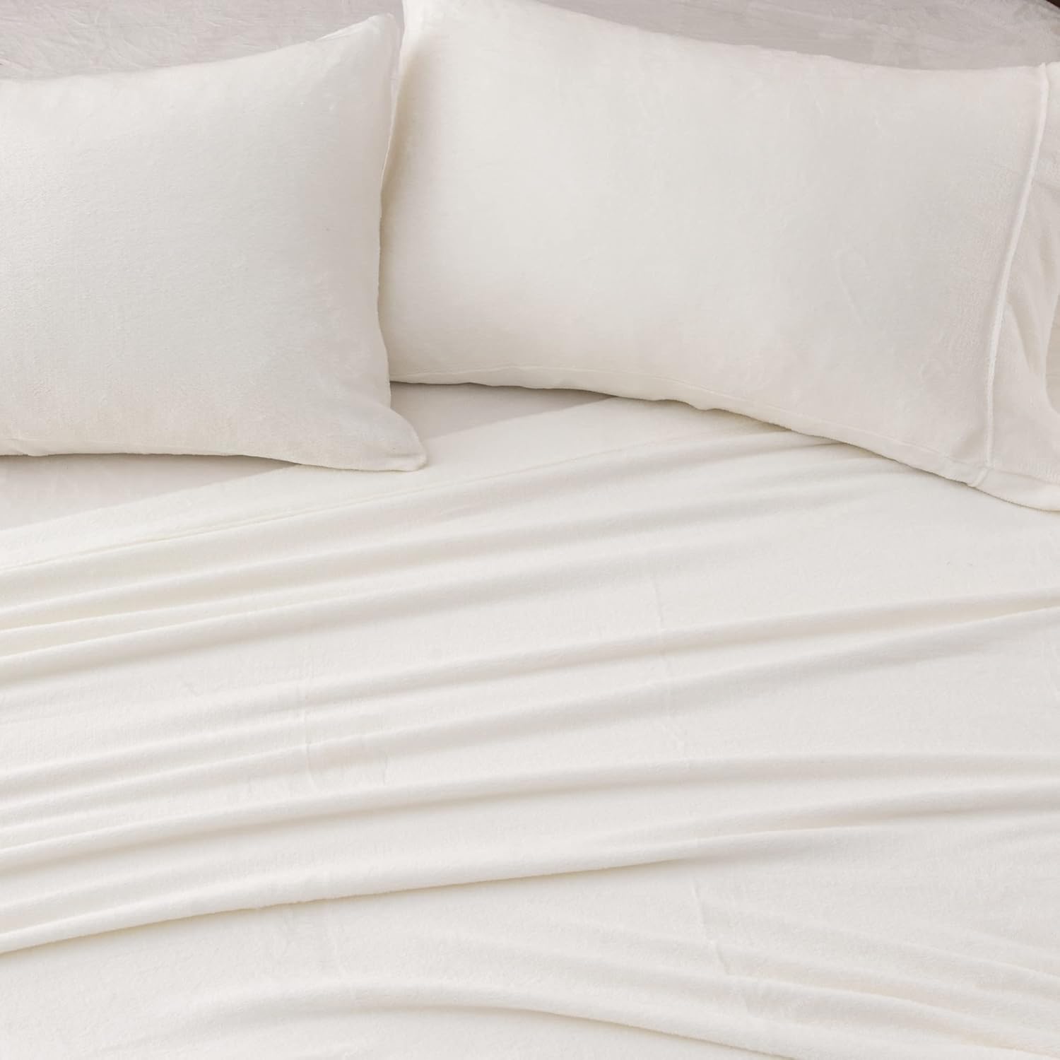 Fleece Beige Bed Sets