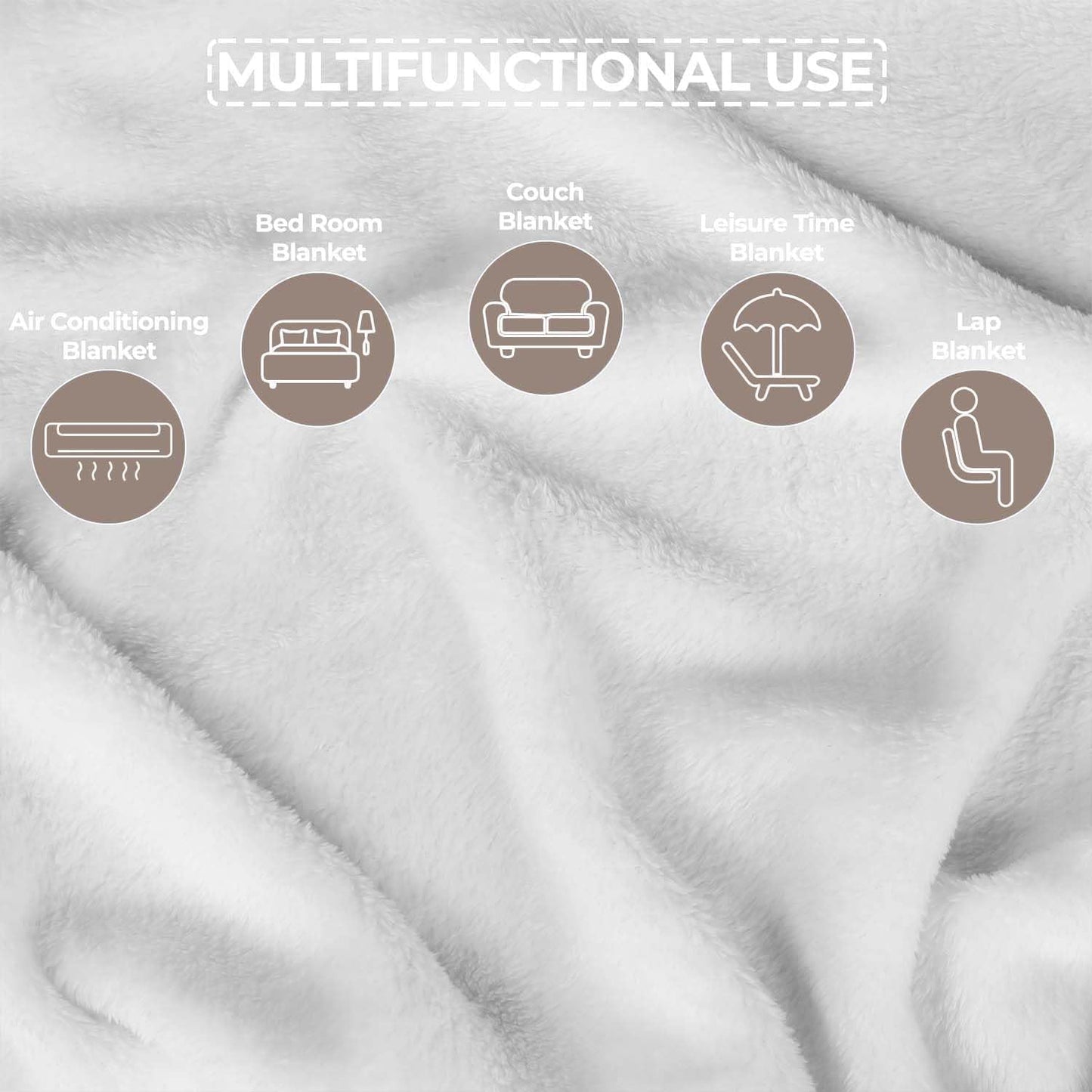 Frosted Cloud Summer Throw