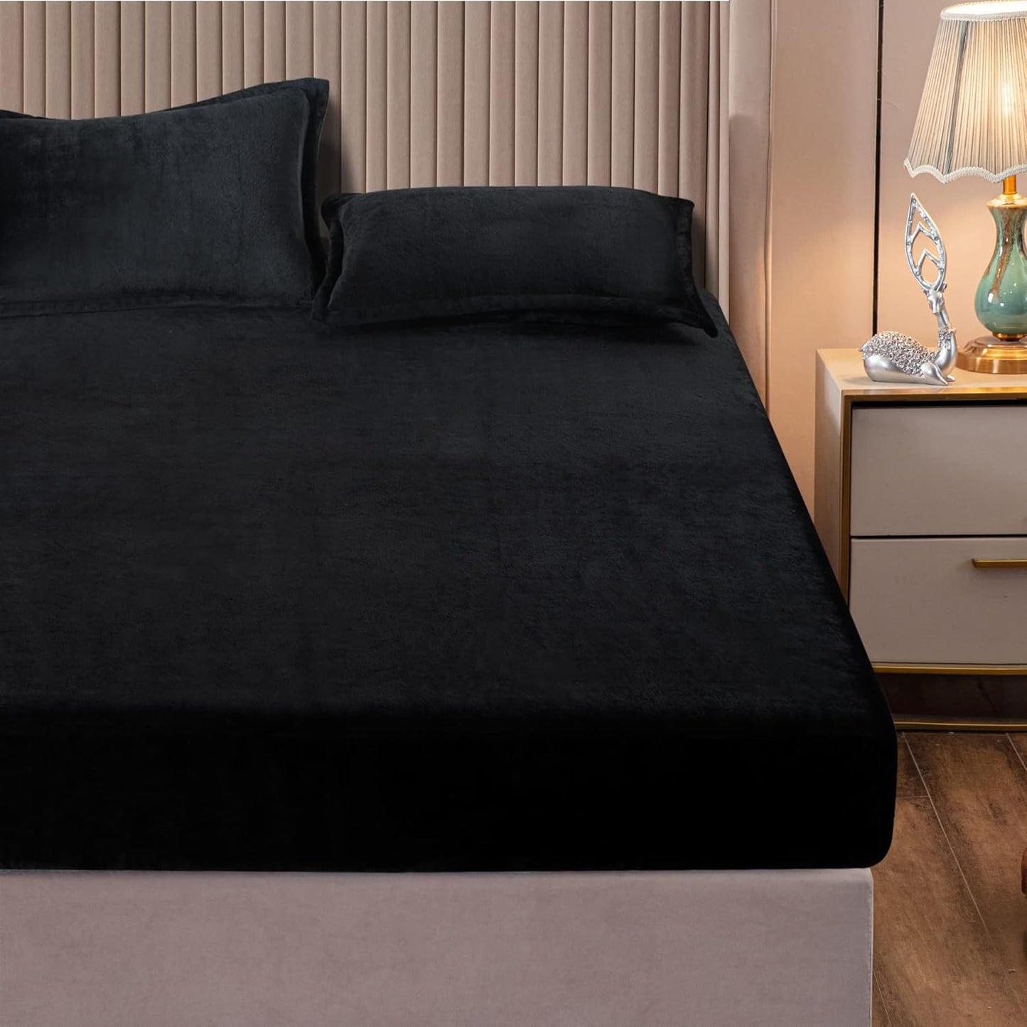 Black Fleece Fitted Sheet