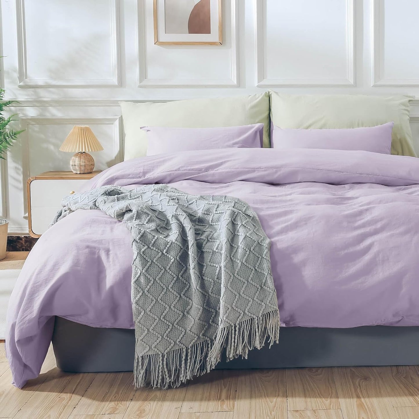 Lavender On Cloud Bed Set