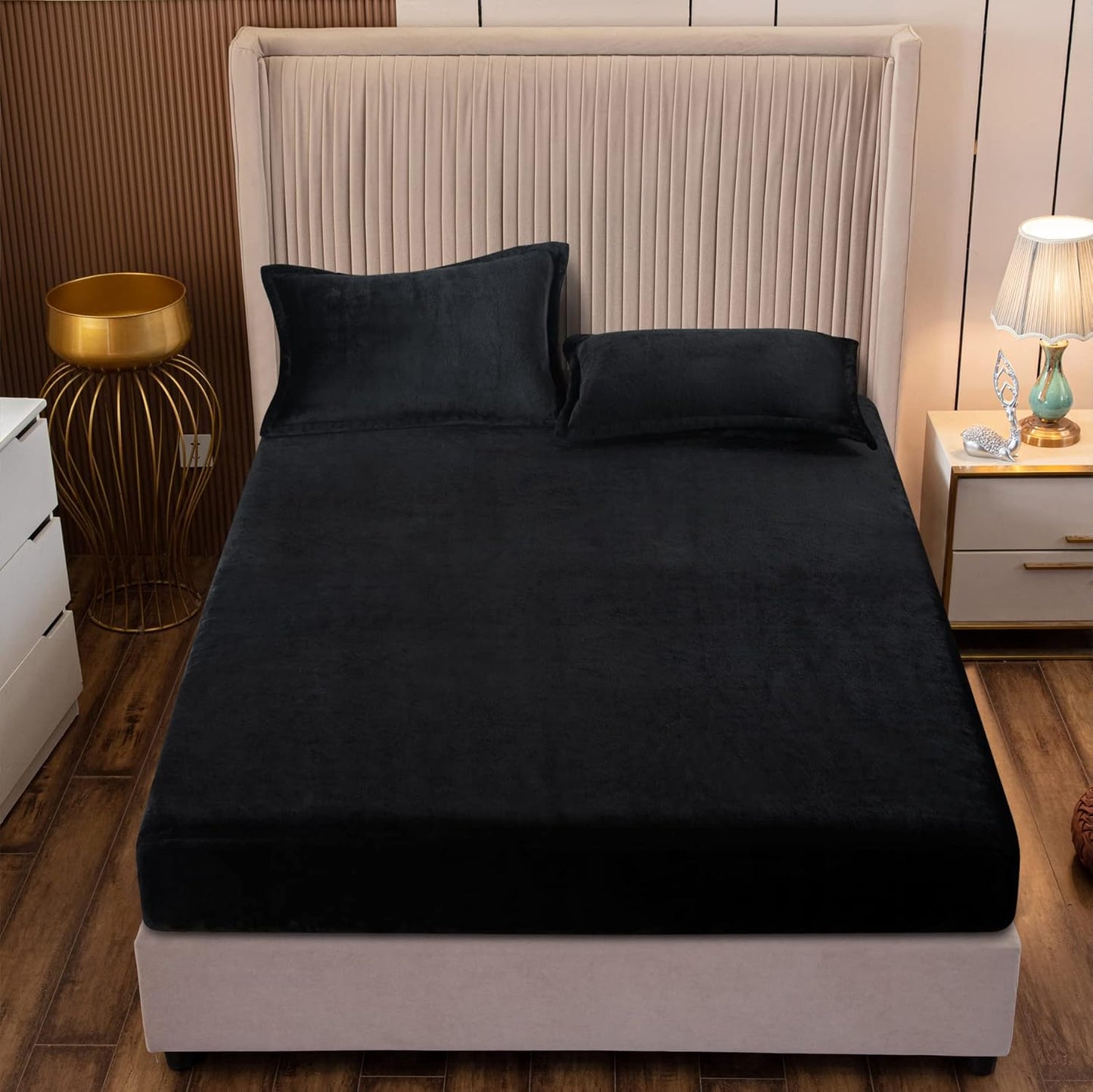 Black Fleece Fitted Sheet