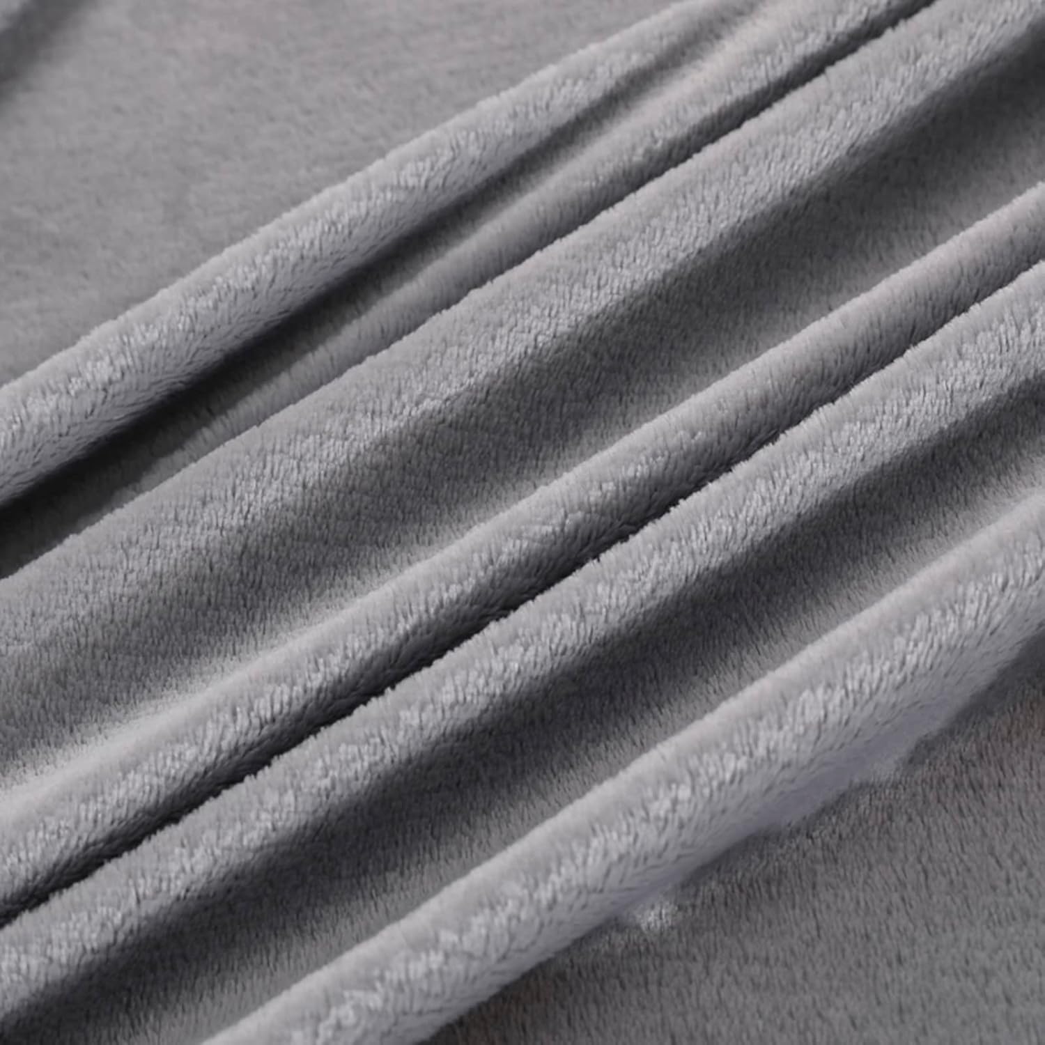 Silver Fleece Fitted Sheet