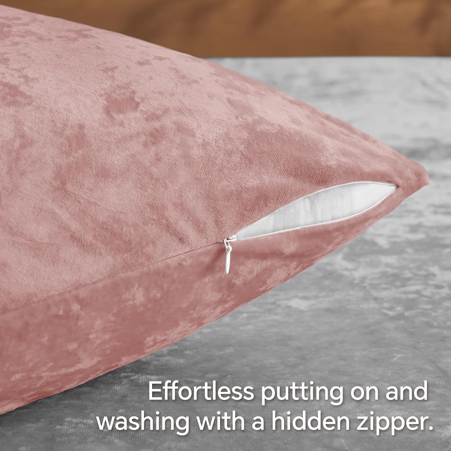 Pink Velvet Body Pillow