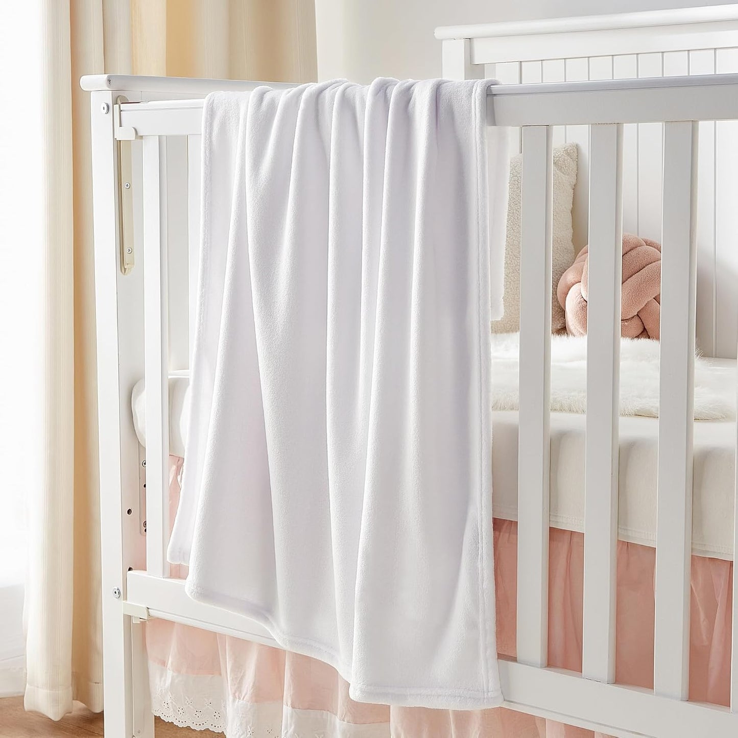 White Baby Fleece Blanket