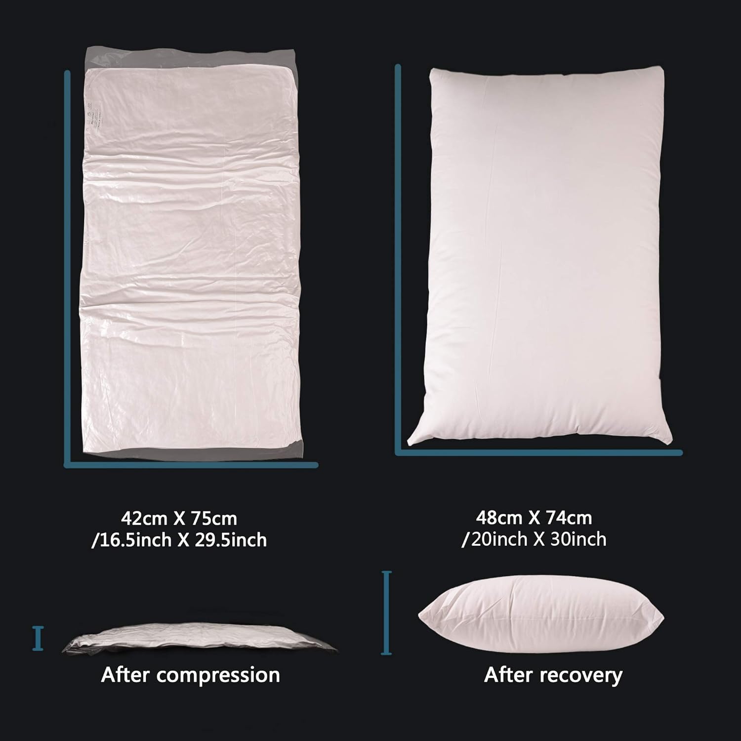 Medicated Satin Made Korean Filled Pillow