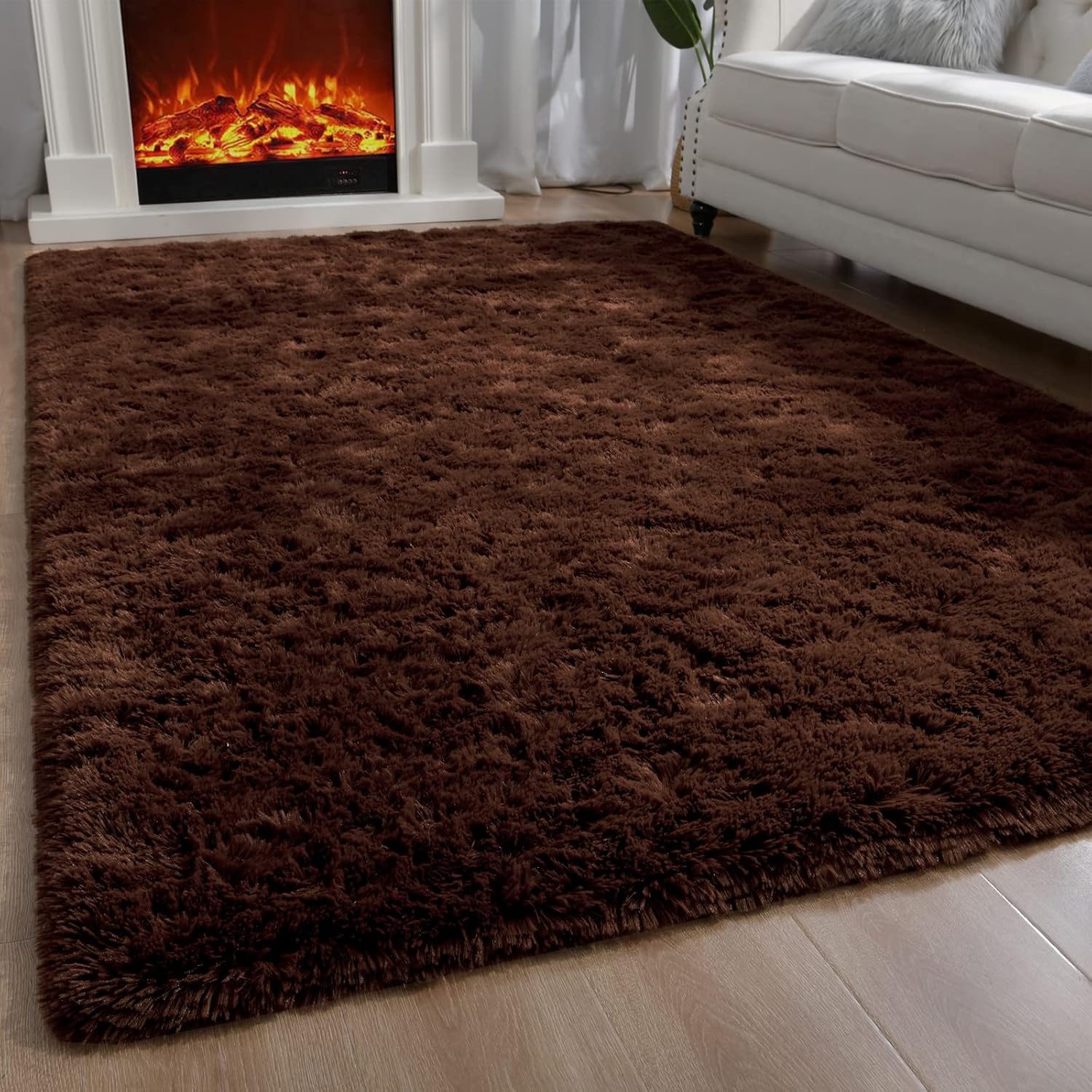 Chocolate Shaggy Carpet