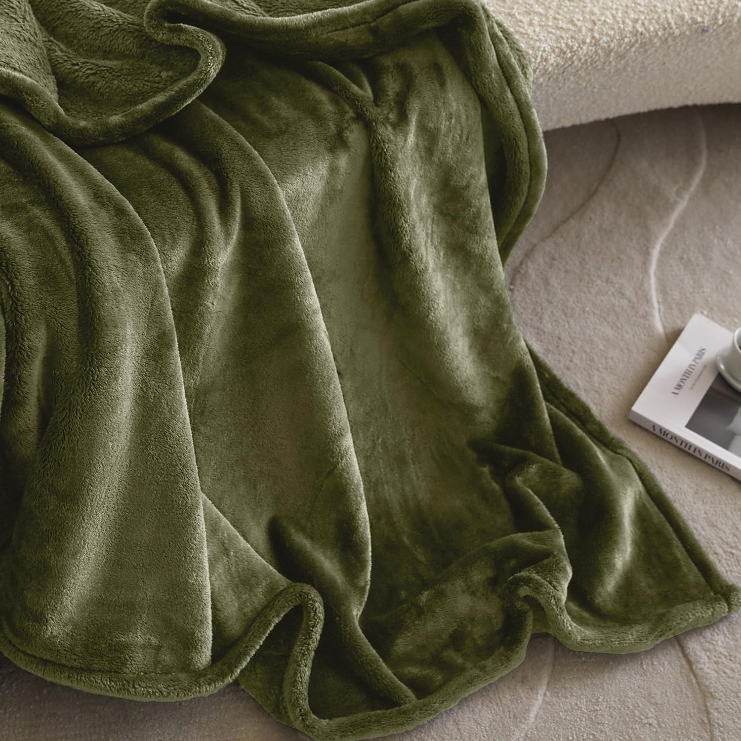 Olive Grove Winter Throw