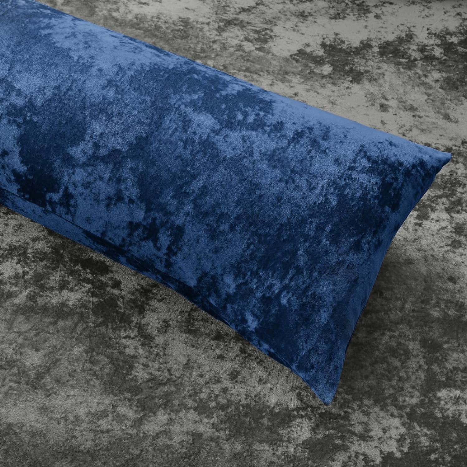Navy Blue Velvet Body Pillow