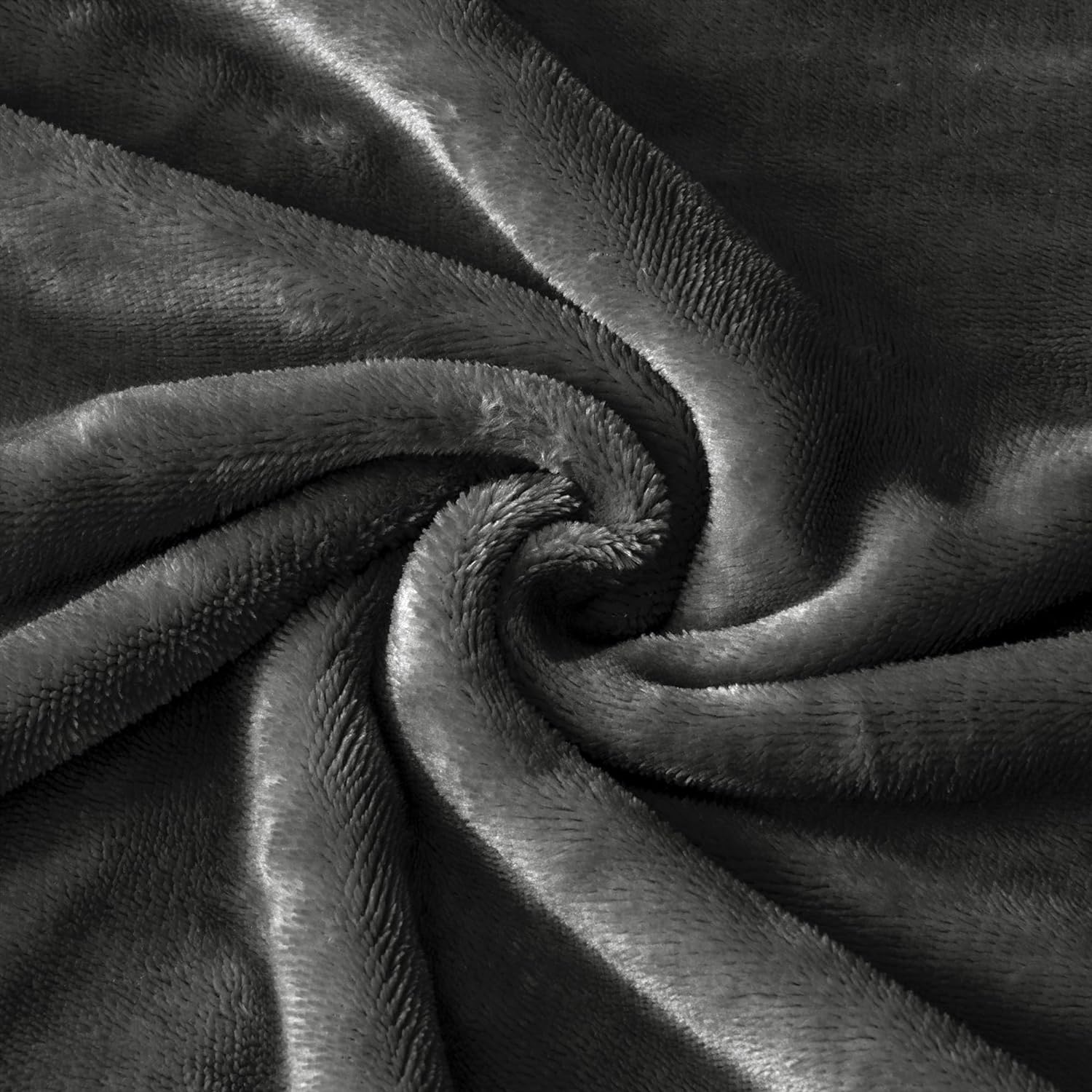 Charcoal Fleece Body Pillow