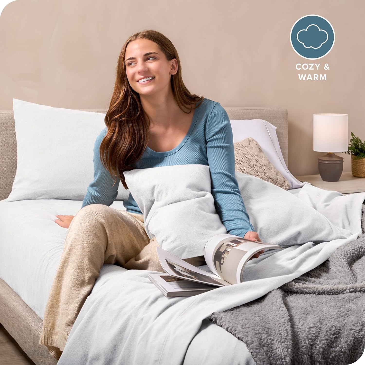 Frosted Cloud Fleece Blanket Set