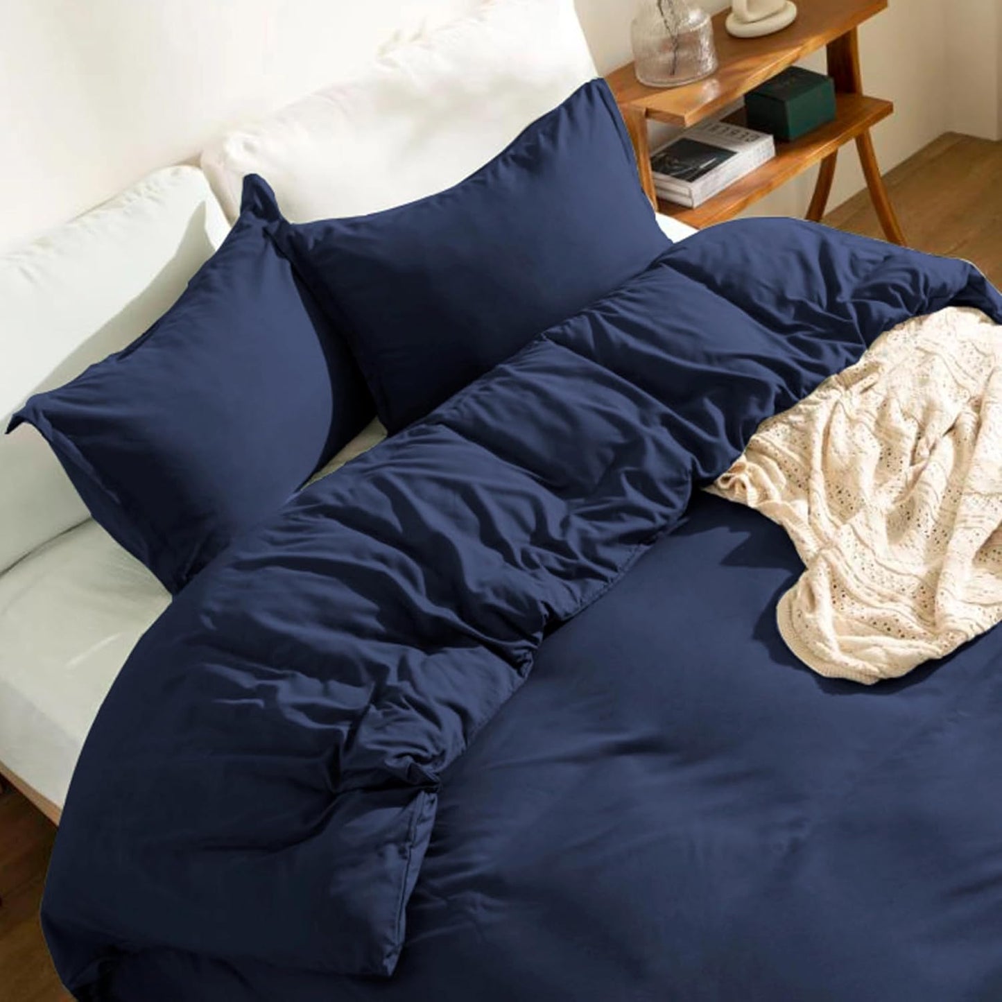 Navy On Cloud Bed Set