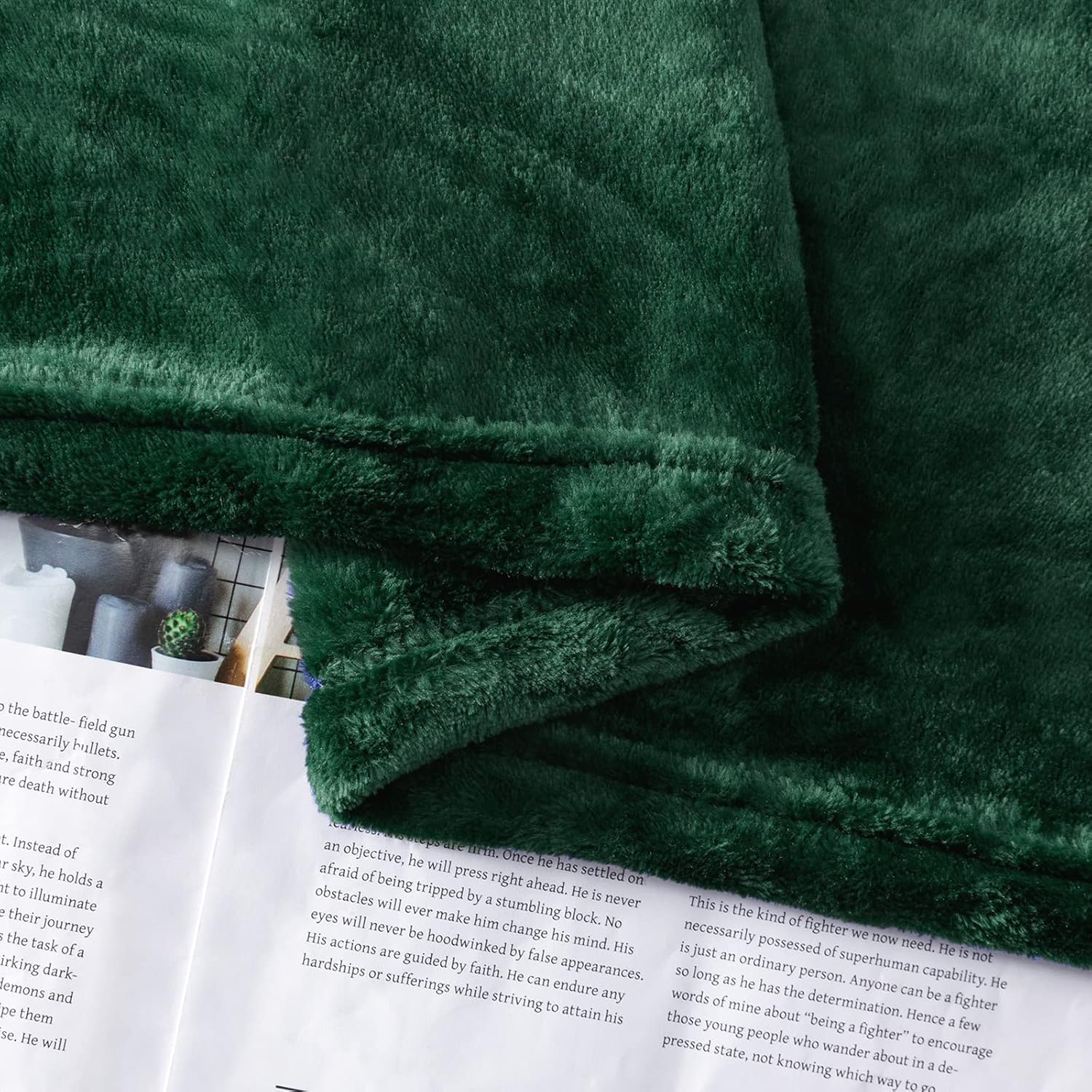 Mystic Moss Winter Throw