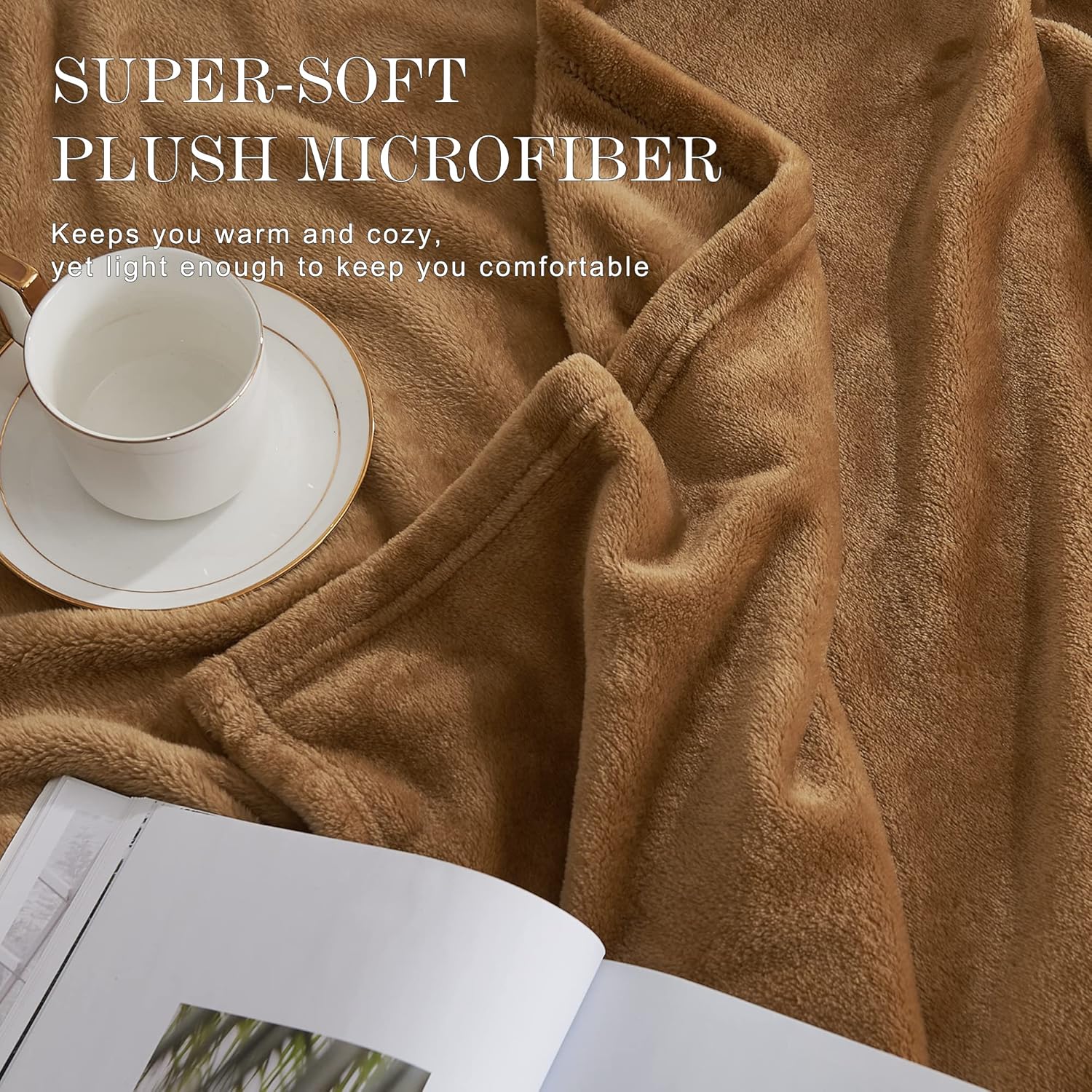 Hazelnut Soft Summer Throw