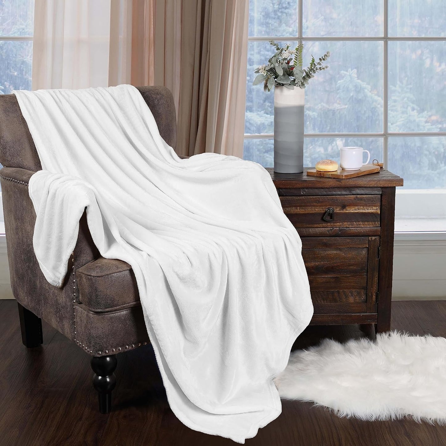 Frosted Cloud Summer Throw