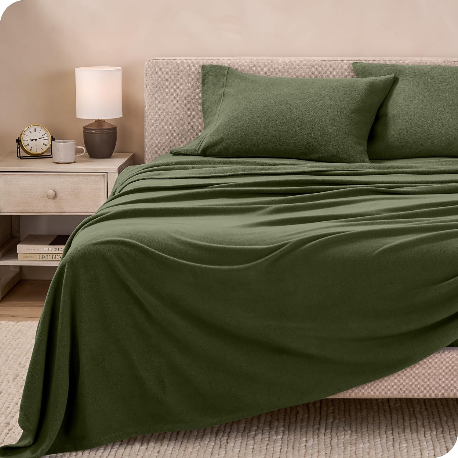 Olive Grove Fleece Blanket Set