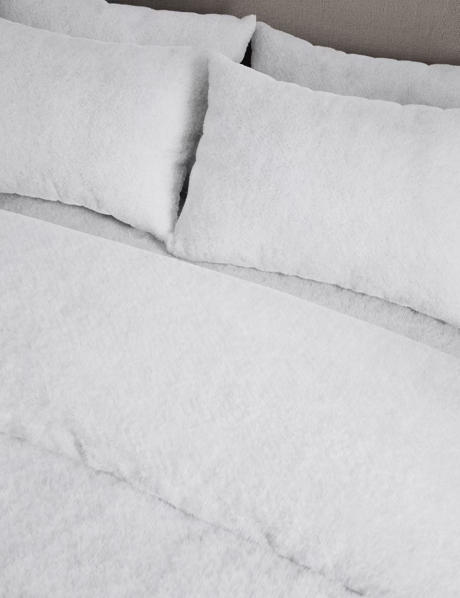 Fleece White Bed Sets