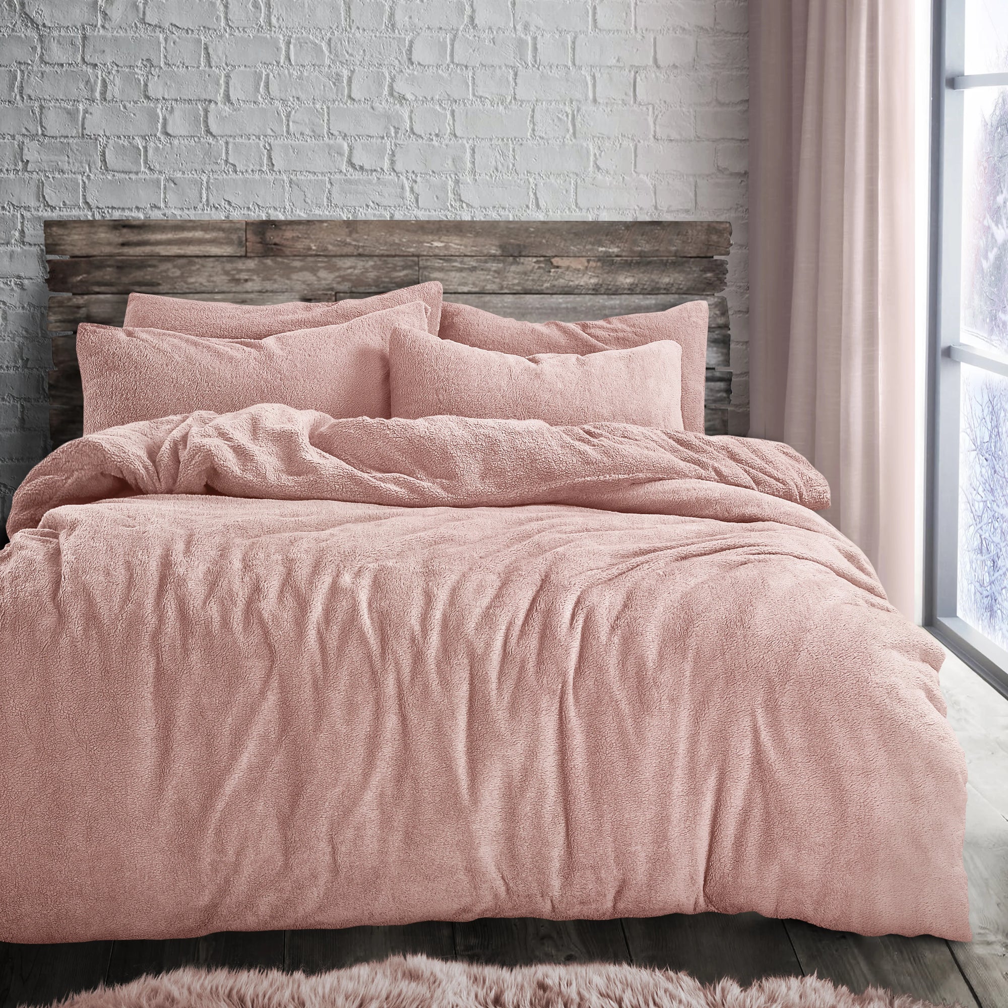 Fleece Pink Bed Sets
