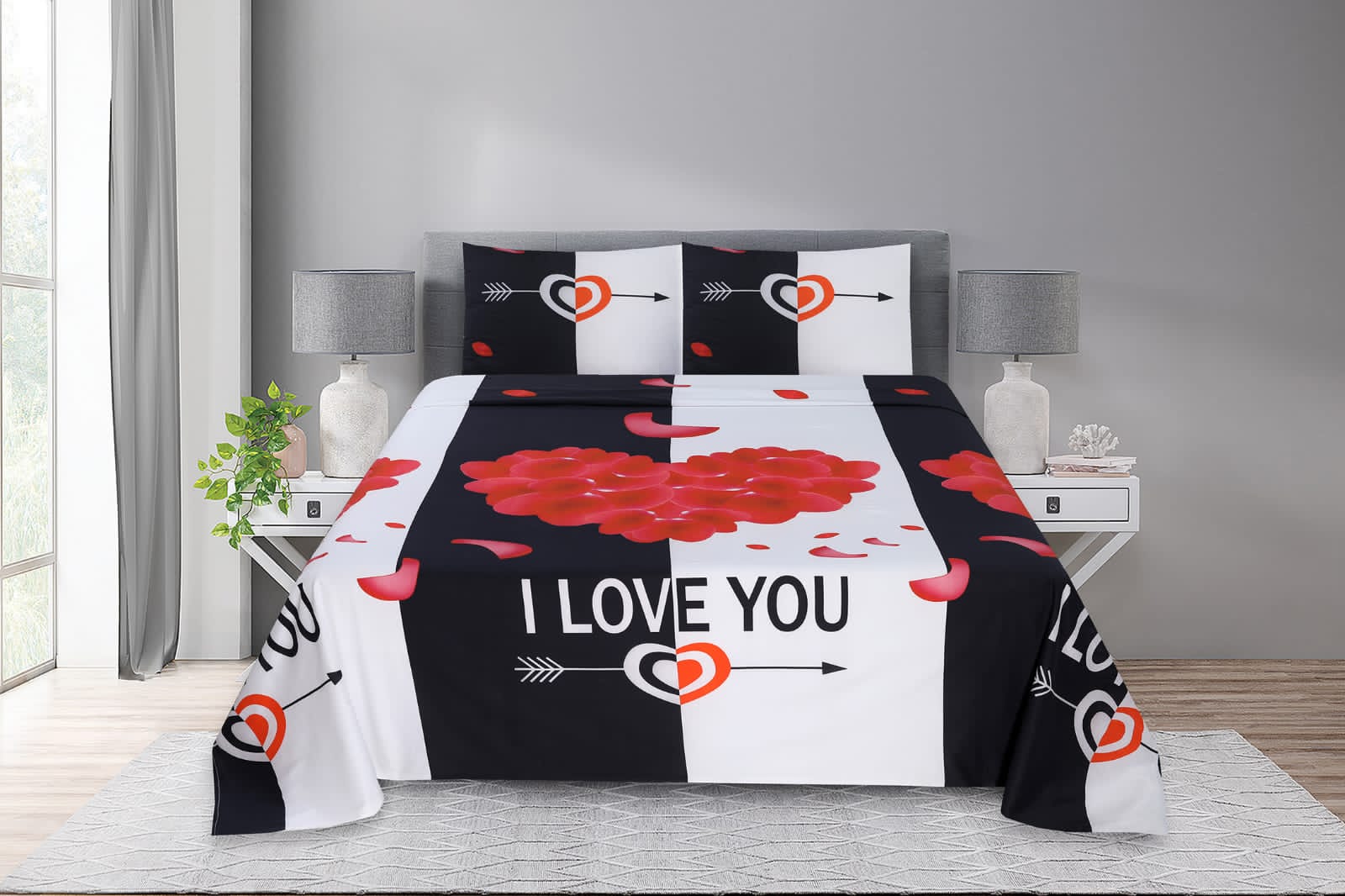 I Love You Bed Set
