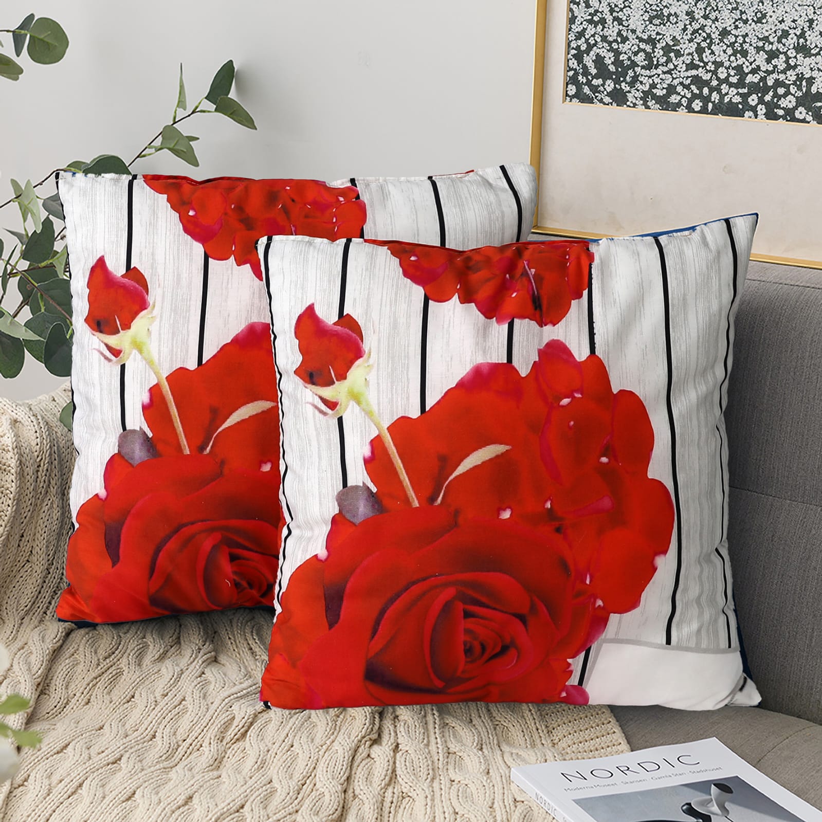 Parallel Love Cushion Pair