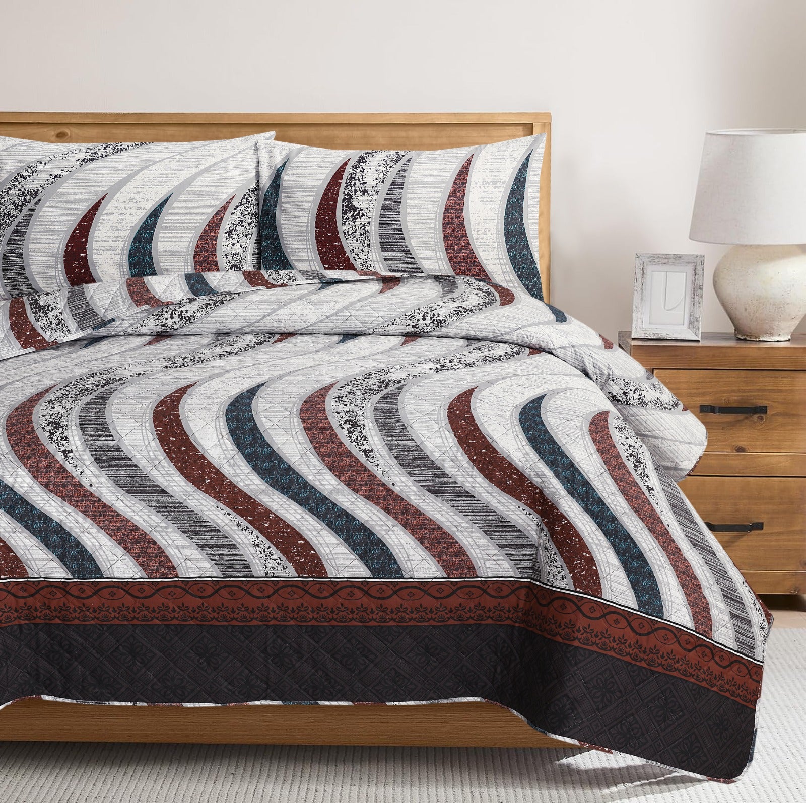 Urban Tides Quilted Bed Spread Set