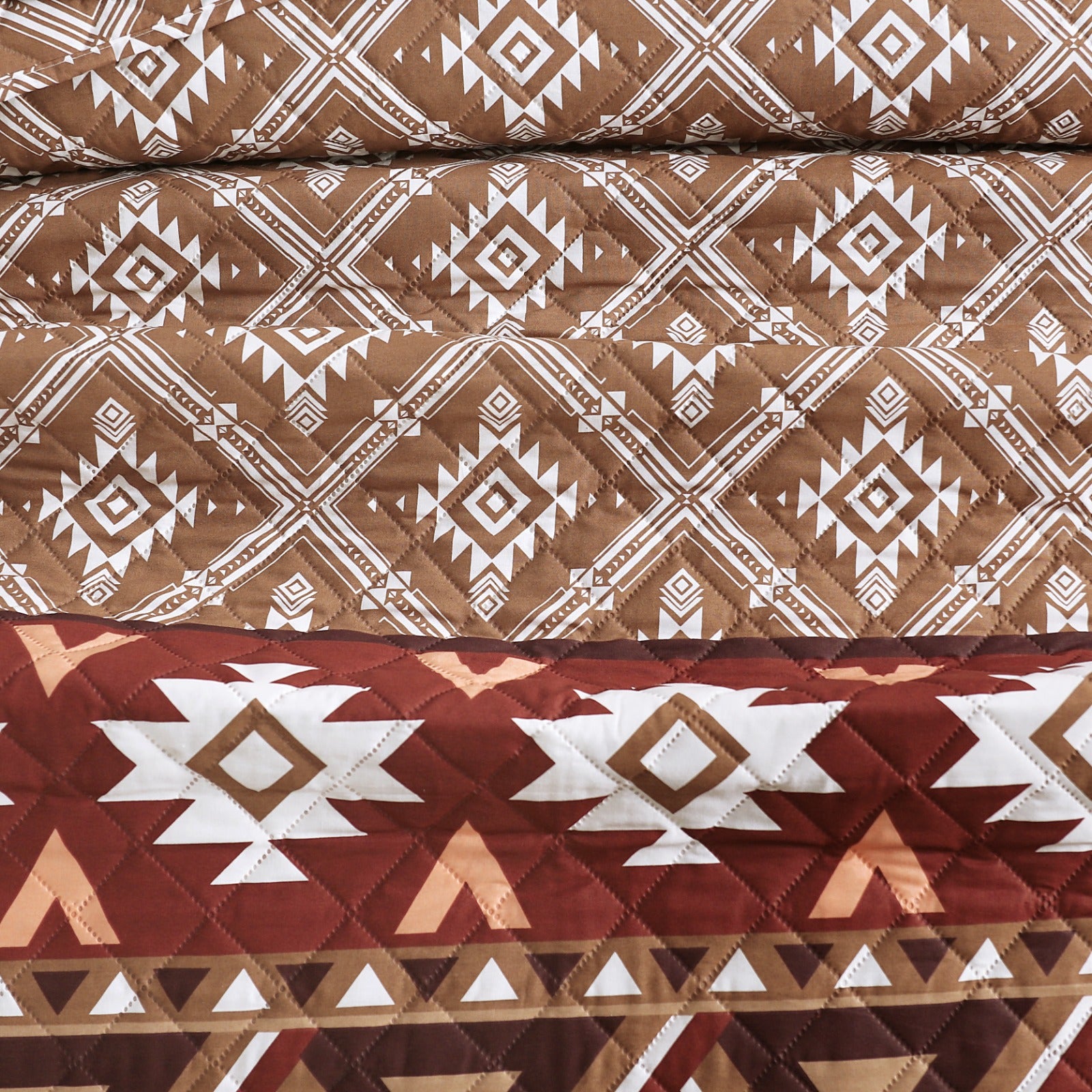 Rustic Heritage Quilted Bed Spread Set