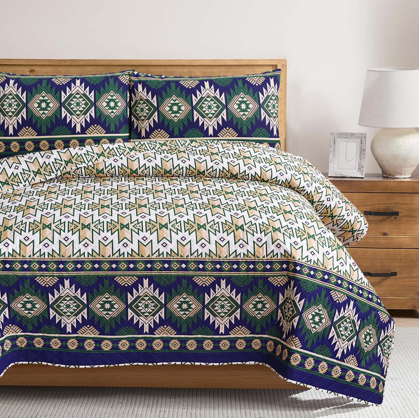 Forest Sanctuary Quilted Bed Spread Set