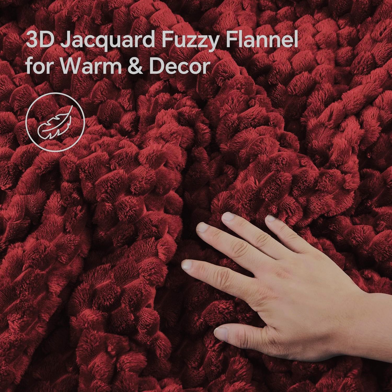 Dream Hive Maroon Bed Set