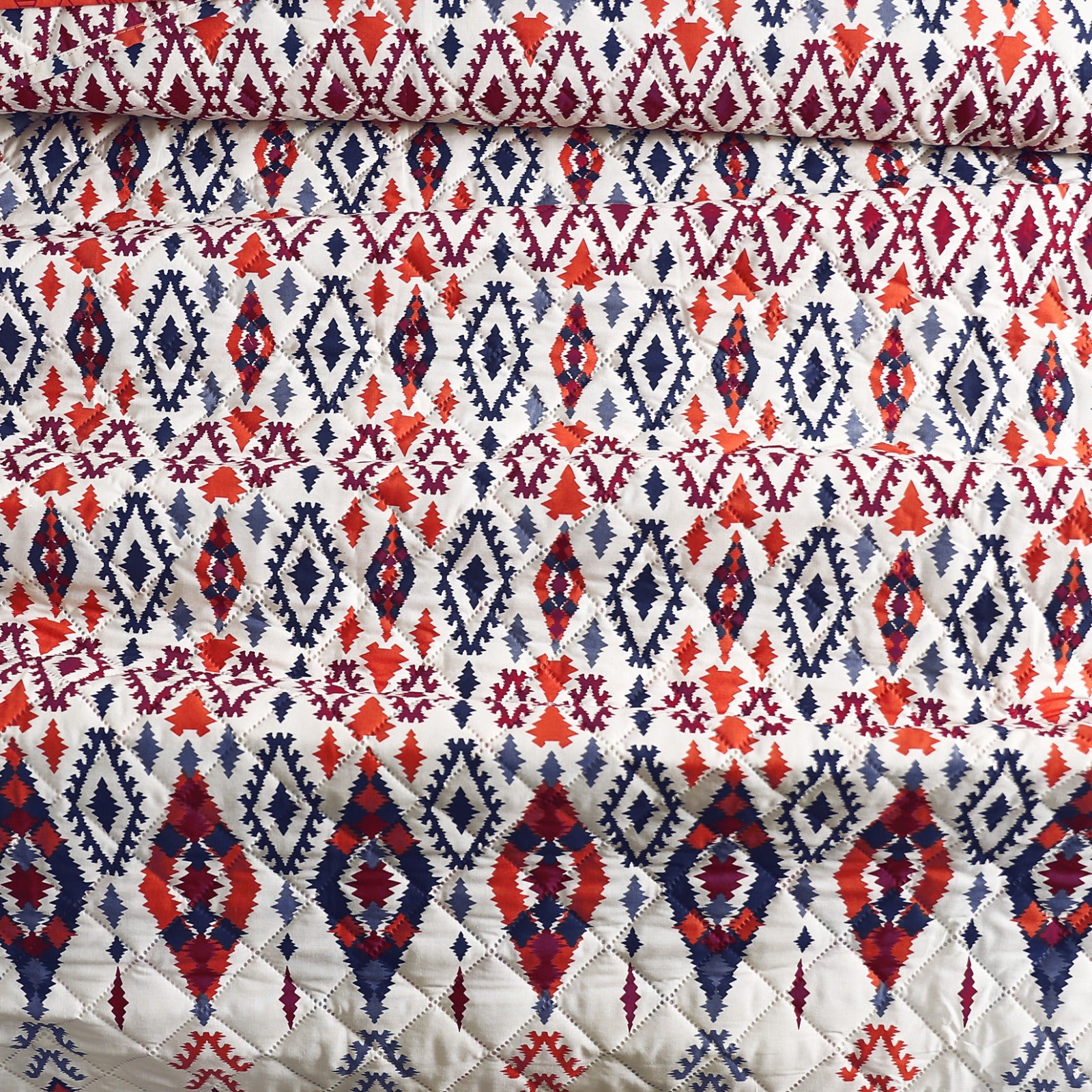 Boho Blaze Quilted Bed Spread Set