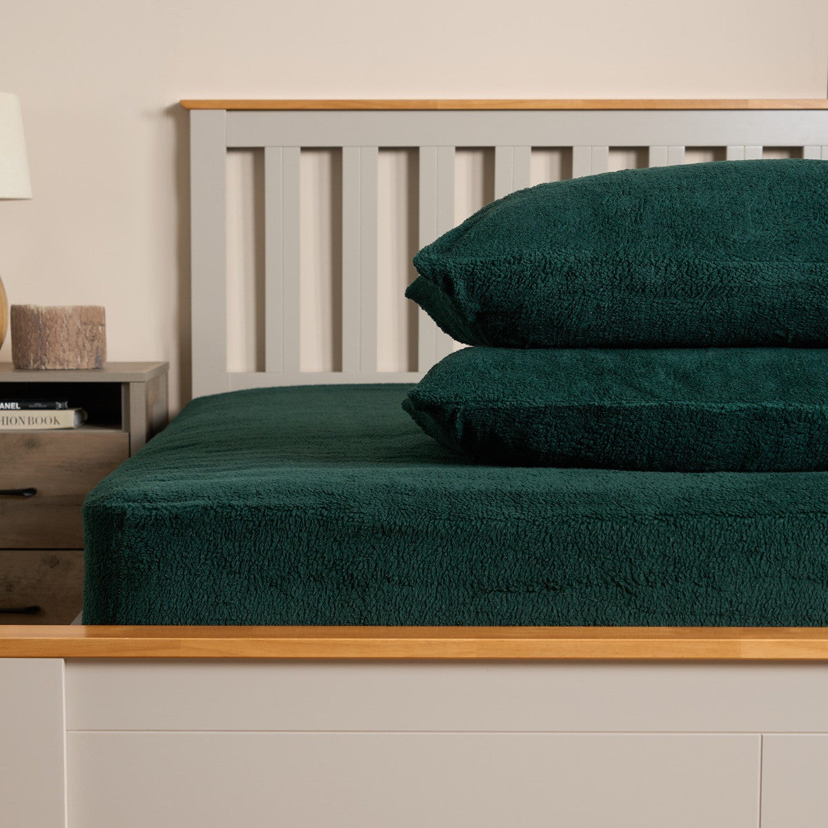 Forest Green Fleece Fitted Sheet