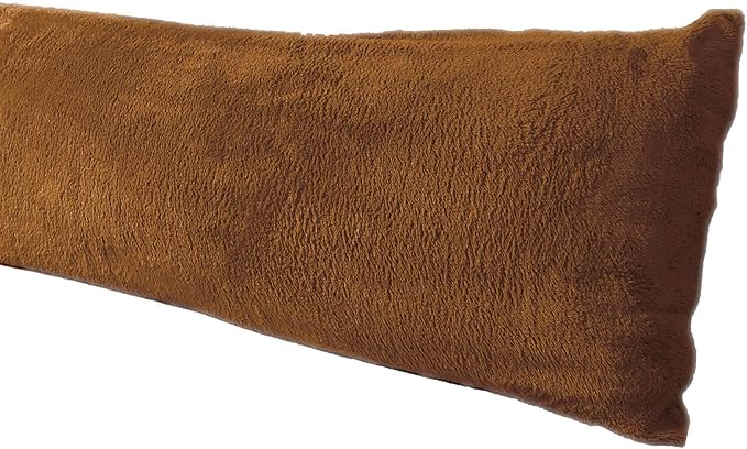 Coffee Fleece Body Pillow