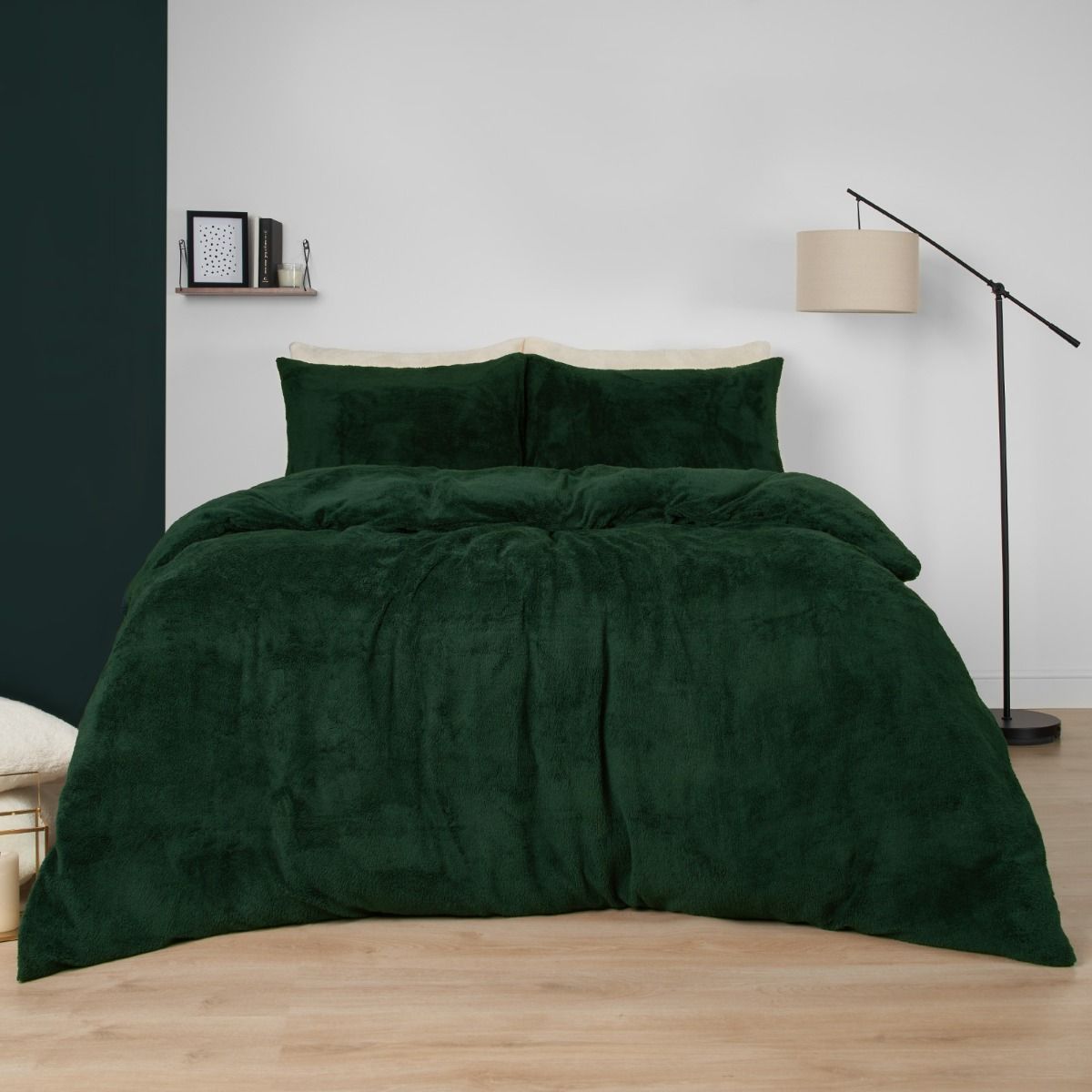 Fleece Forest Green Bed Sets