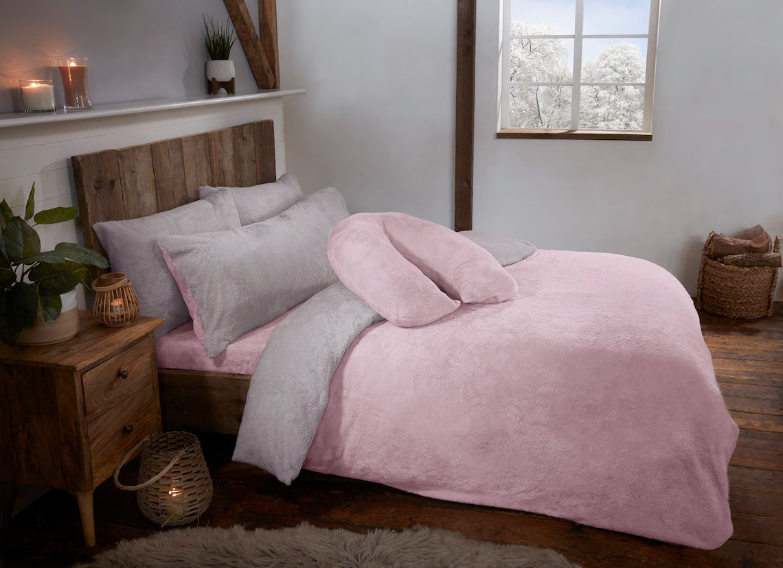 Pink x Silver Fleece Set