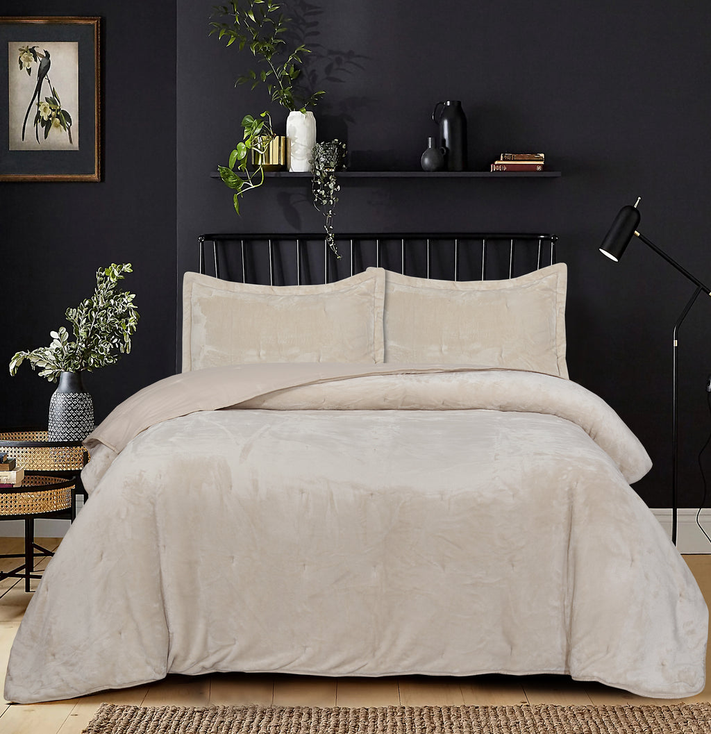 Sandstone Summer Fleece Bed Spread