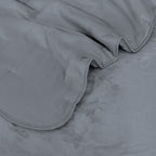 Charcoal Mist Summer Fleece Bed Spread