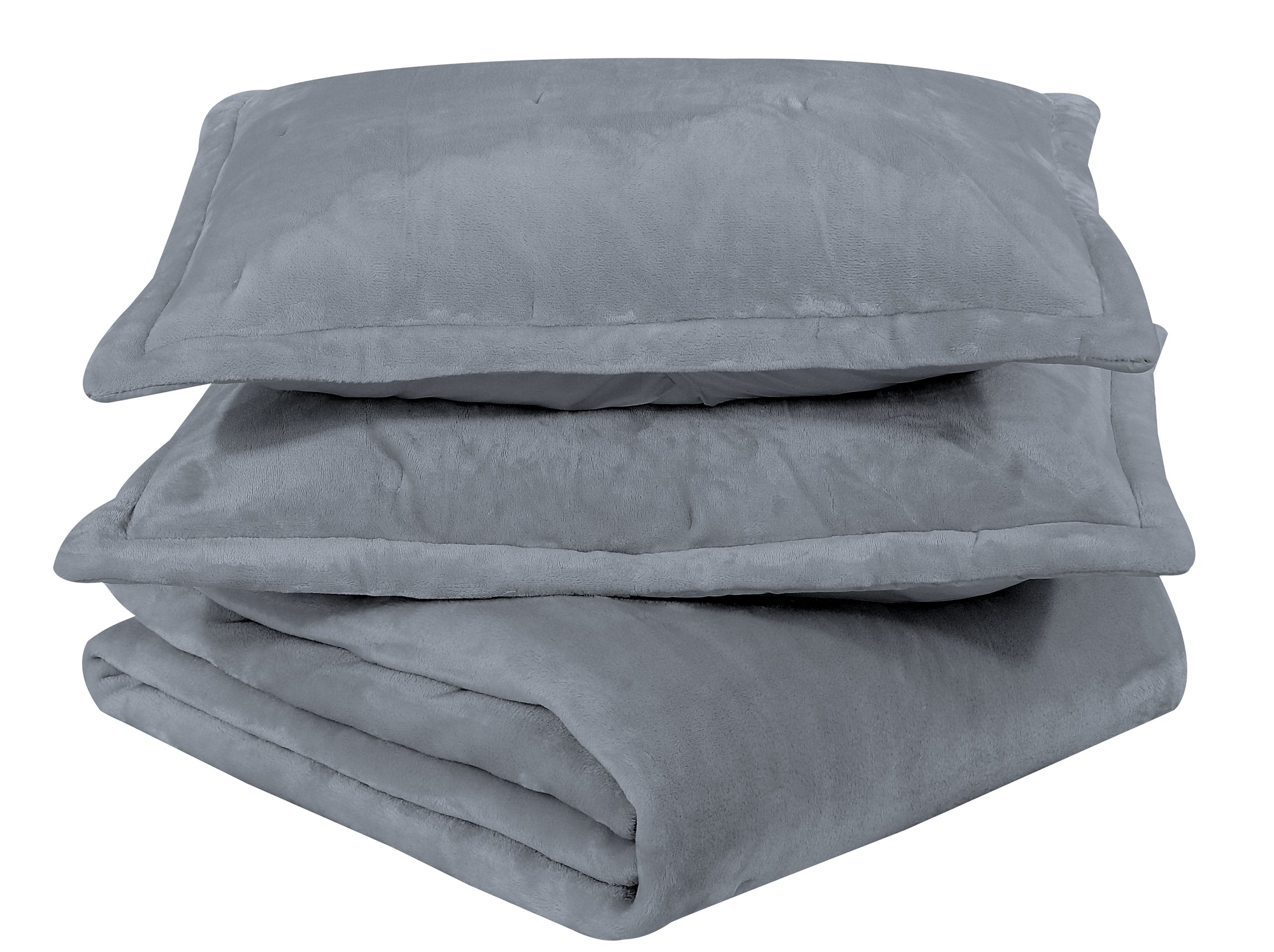 Charcoal Mist Summer Fleece Bed Spread