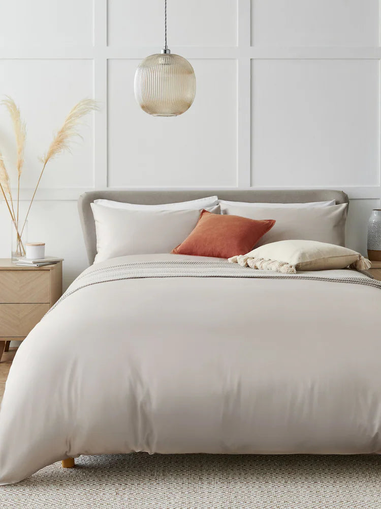 Natural Stone Satin Bed Set