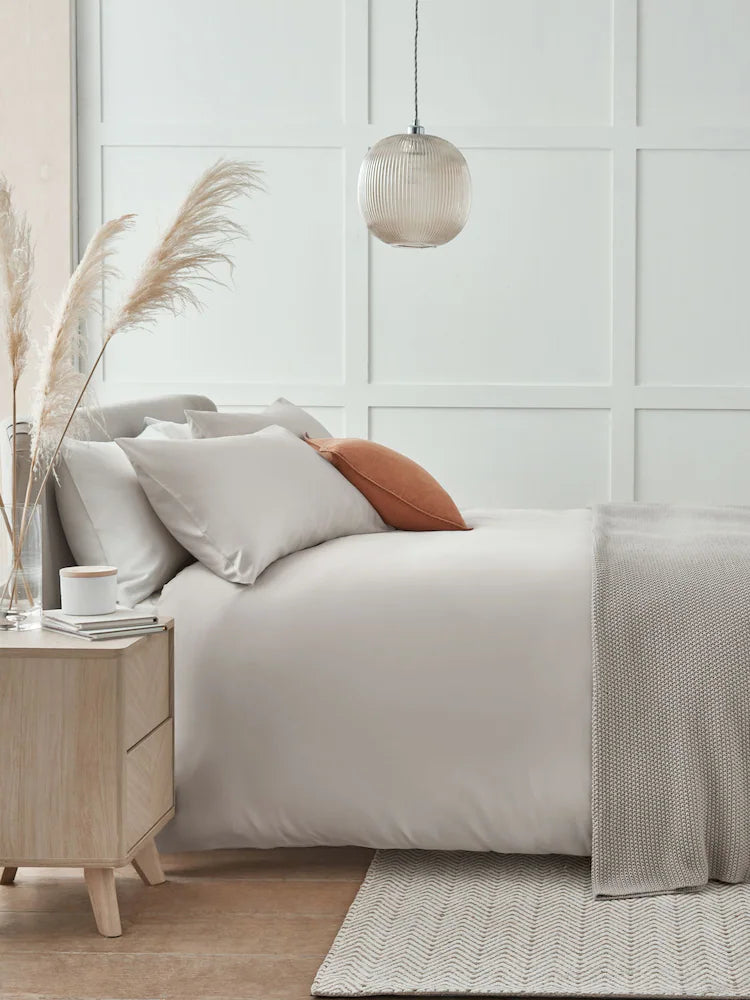 Natural Stone Satin Bed Set