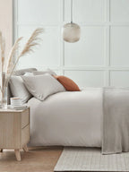 Natural Stone Satin Bed Set