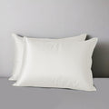 Beige Silk Pillowcases Pair
