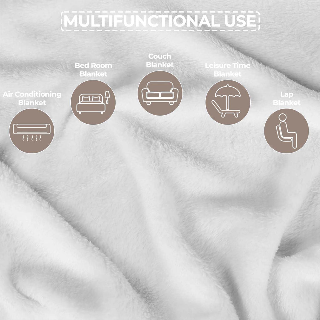 Frosted Cloud Winter Throw