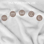 Frosted Cloud Winter Throw
