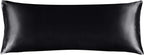 Black Silk Body Pillow