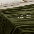 Olive Grove Winter Throw