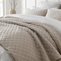 Diamond Echo Mink Bedspread