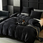 Black Velvet Duvet Set