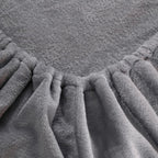 Silver Fleece Fitted Sheet