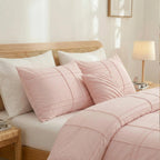 Cozy Line Blush Pink Bed Set