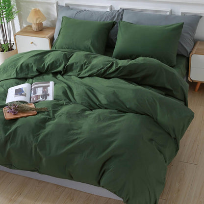 Dark Green On Cloud Bed Set